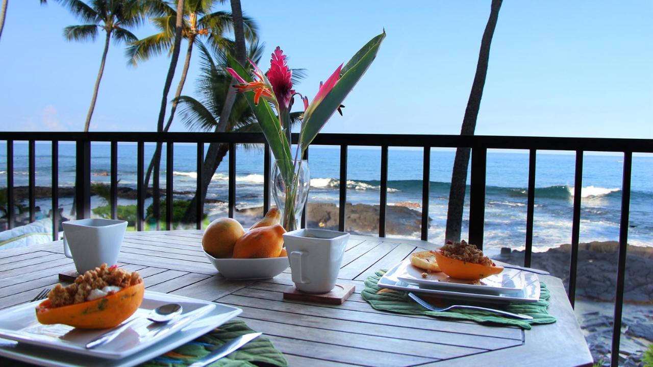 Oceanfront-Incredible Views, Surf Break & Romantic Sunsets At Bali Kai 223 凯路亚-科纳 外观 照片